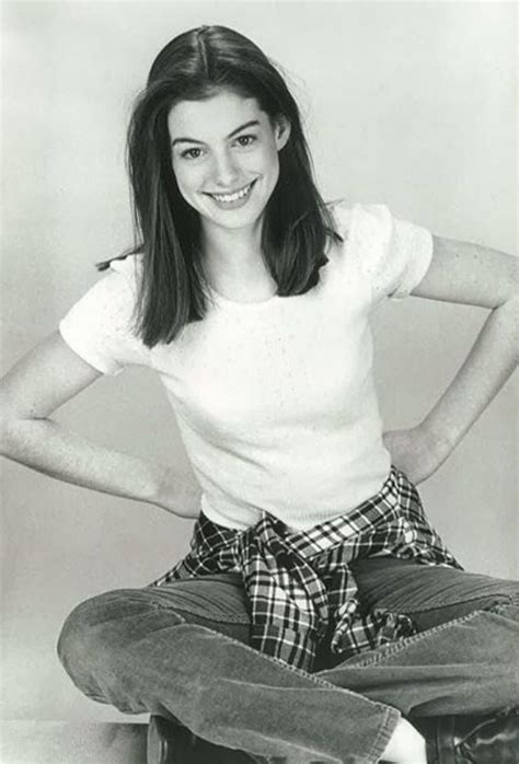 anne hathaway young